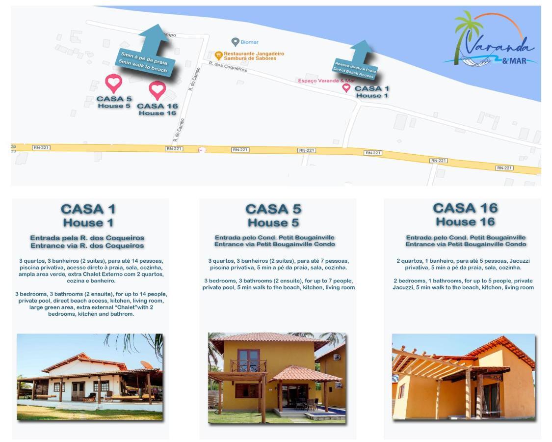 Espaco Varanda E Mar Beach Houses São Miguel do Gostoso Exterior foto